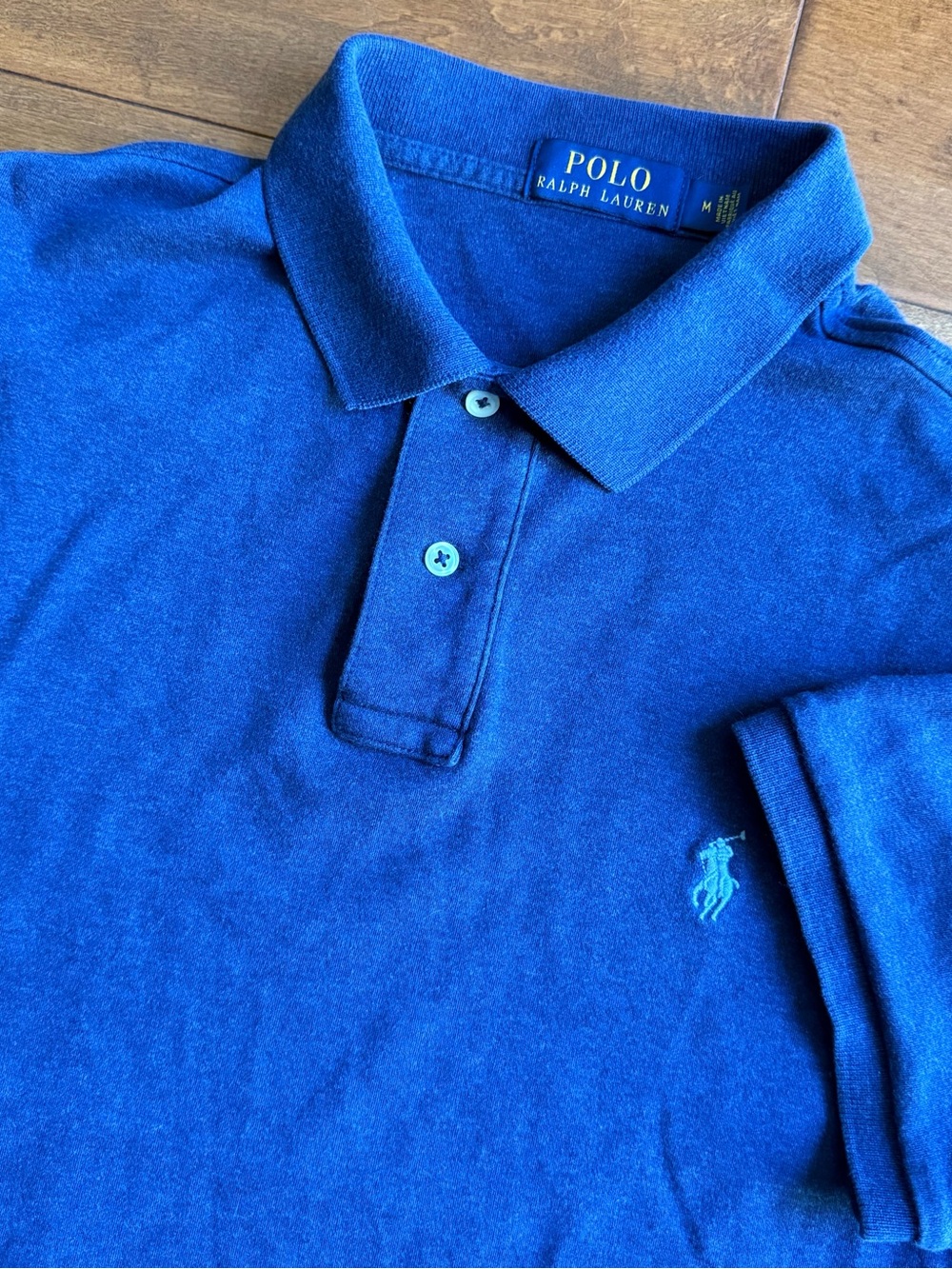 Polo Ralph Lauren Navy Blue Interlock Soft Preppy Short Sleeve Polo - M